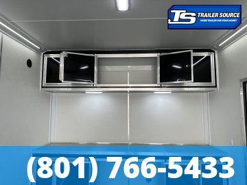 8.5x24 Look Vision Circuit Edition Enclosed Race Car Hauler Trailer - 7'6" Interior - 10K GVWR - .080 PolyCor, 48" Side Door, Alloy Wheels, Battery, D-Rings, Lower Cabinet, Power T