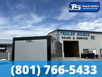 8.5x24 Look Vision Circuit Edition Enclosed Race Car Hauler Trailer - 7'6" Interior - 10K GVWR - .080 PolyCor, 48" Side Door, Alloy Wheels, Battery, D-Rings, Lower Cabinet, Power T