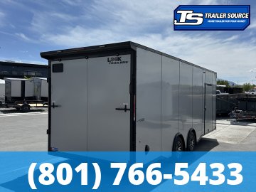 8.5x24 Look Vision Circuit Edition Enclosed Race Car Hauler Trailer - 7'6" Interior - 10K GVWR - .080 PolyCor, 48" Side Door, Alloy Wheels, Battery, D-Rings, Lower Cabinet, Power T
