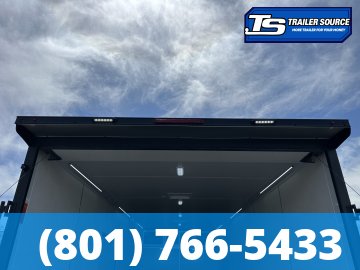 8.5x24 Look Vision Circuit Edition Enclosed Race Car Hauler Trailer - 7'6" Interior - 10K GVWR - .080 PolyCor, 48" Side Door, Alloy Wheels, Battery, D-Rings, Lower Cabinet, Power T