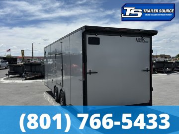 8.5x24 Look Vision Circuit Edition Enclosed Race Car Hauler Trailer - 7'6" Interior - 10K GVWR - .080 PolyCor, 48" Side Door, Alloy Wheels, Battery, D-Rings, Lower Cabinet, Power T