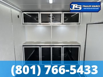 8.5x24 Look Vision Circuit Edition Enclosed Race Car Hauler Trailer - 7'6" Interior - 10K GVWR - .080 PolyCor, 48" Side Door, Alloy Wheels, Battery, D-Rings, Lower Cabinet, Power T