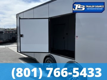 8.5x24 Look Vision Circuit Edition Enclosed Race Car Hauler Trailer - 7'6" Interior - 10K GVWR - .080 PolyCor, 48" Side Door, Alloy Wheels, Battery, D-Rings, Lower Cabinet, Power T
