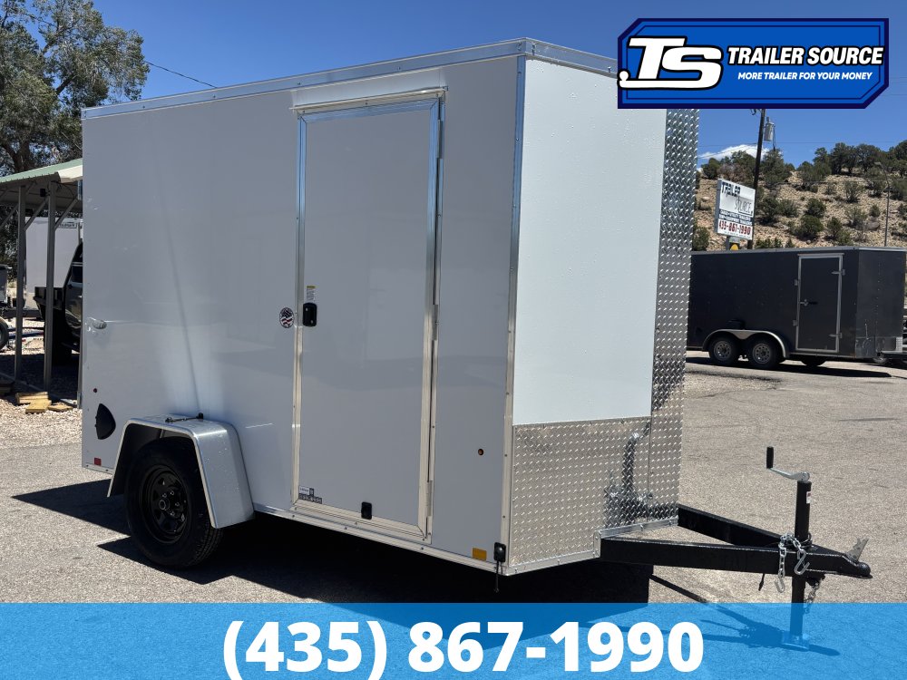 6x10 Look ST DLX Enclosed Cargo Trailer - 6'6" Interior - 3.5K GVWR - .080 PolyCor, Barn Doors