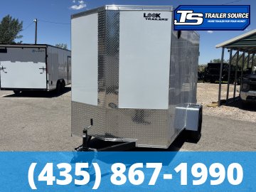 6x10 Look ST DLX Enclosed Cargo Trailer - 6'6" Interior - 3.5K GVWR - .080 PolyCor, Barn Doors