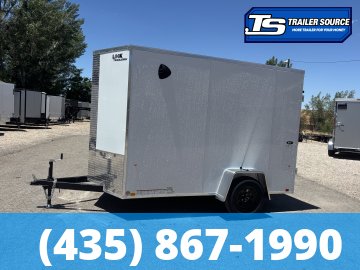 6x10 Look ST DLX Enclosed Cargo Trailer - 6'6" Interior - 3.5K GVWR - .080 PolyCor, Barn Doors