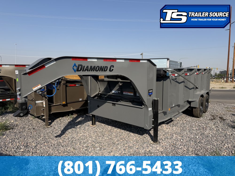7x16 Diamond C LPT-GN 210 Gooseneck Dump