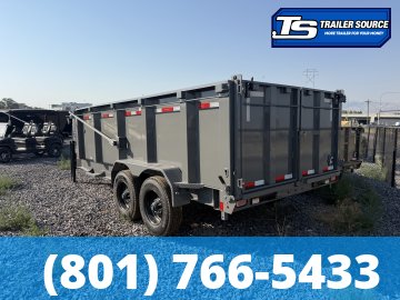 7x16 Diamond C LPT-GN 210 Gooseneck Dump Trailer - 44" Sides - 23K GVWR - Hydraulic Jack(s)
