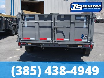 7x14 Diamond C LPT 210 Dump Trailer - 32" Sides - 23K GVWR - Board Brackets