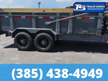 7x14 Diamond C LPT 210 Dump Trailer - 32" Sides - 23K GVWR - Board Brackets