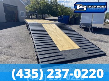 8.5x35 Diamond C FMAX-HDT 216 Gooseneck Hydraulic Dovetail Equipment Trailer - 40K GVWR - 18 Ply Tires, ABS Brakes, Hydraulic Jack(s)