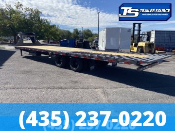 8.5x35 Diamond C FMAX-HDT 216 Gooseneck Hydraulic Dovetail Equipment Trailer - 40K GVWR - 18 Ply Tires, ABS Brakes, Hydraulic Jack(s)