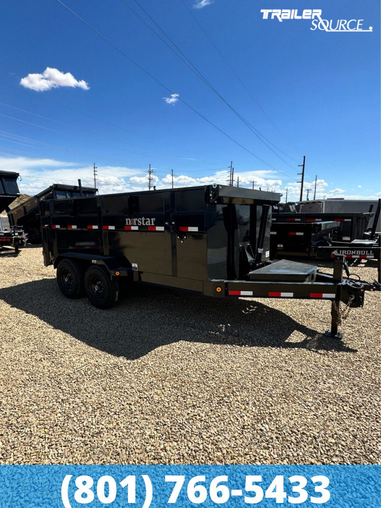 7x14 Norstar Iron Bull DXB 48" Sides 14K Dump Trailer