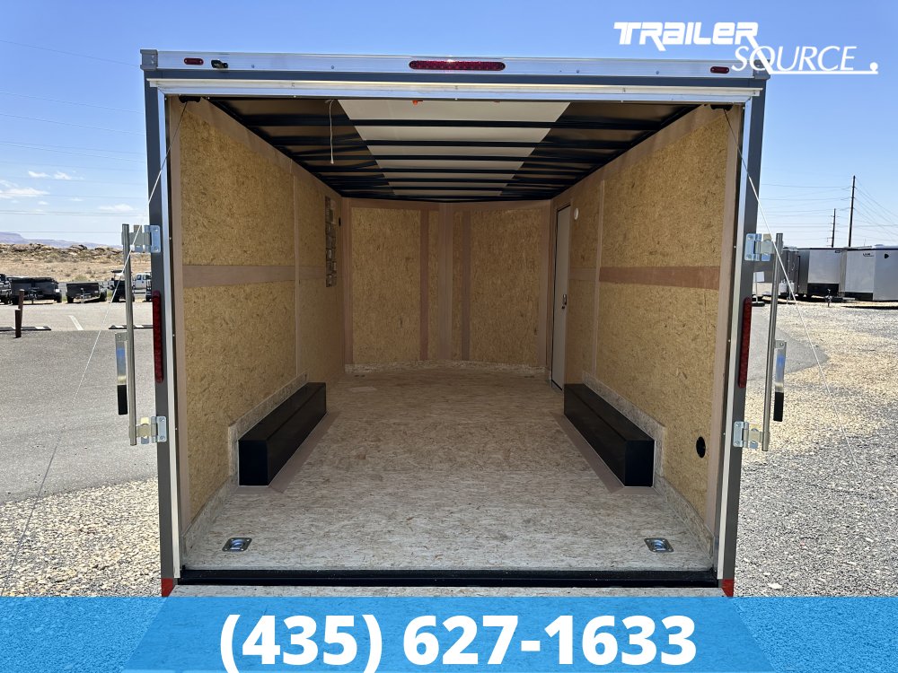 8.5x16 Wells Cargo Fast Trac Deluxe 7'0" Interior 7K Tandem Axle Enclosed Cargo