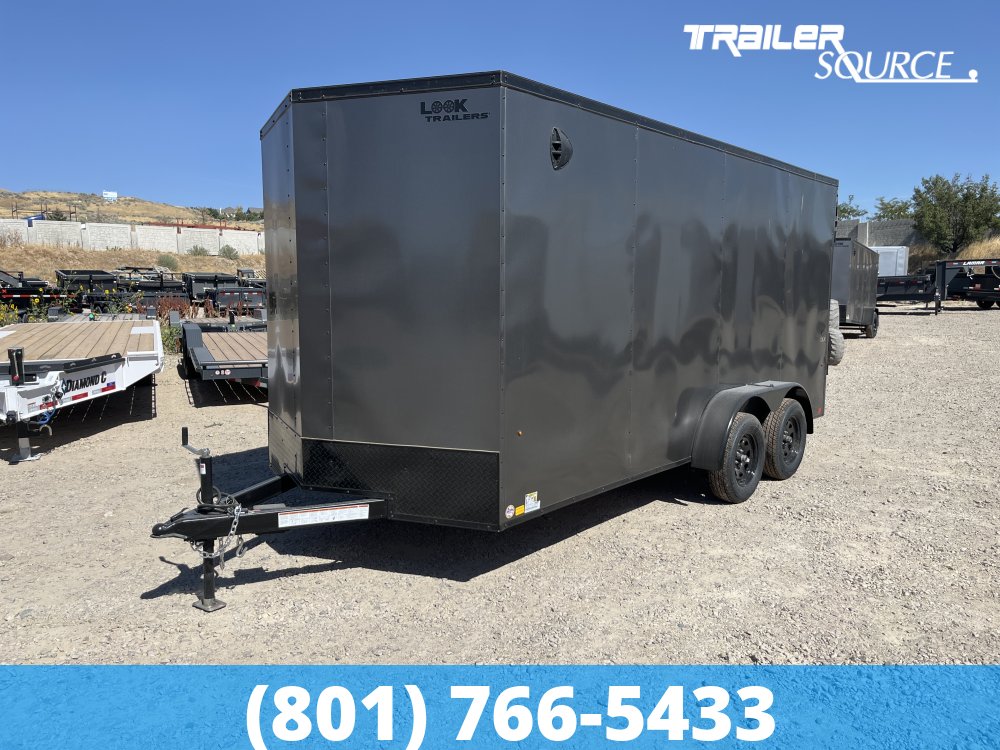 7x16 Look ST DLX 7'0" Interior 7K Tandem Axle Enclosed Cargo