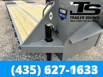 8.5x32 Diamond C FMAX-HDT 212 Gooseneck Hydraulic Dovetail Equipment Trailer -  25.9K GVWR - HDSS Suspension, Hydraulic Jack(s)