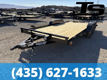 7x16 Top Hat BCH Flatbed Car Hauler