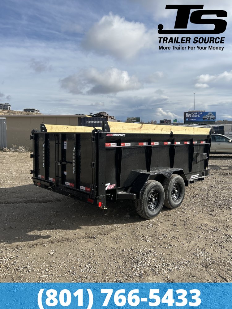 7x14 Liberty LD Dump Trailer - 40" Sides - 15.4K GVWR -