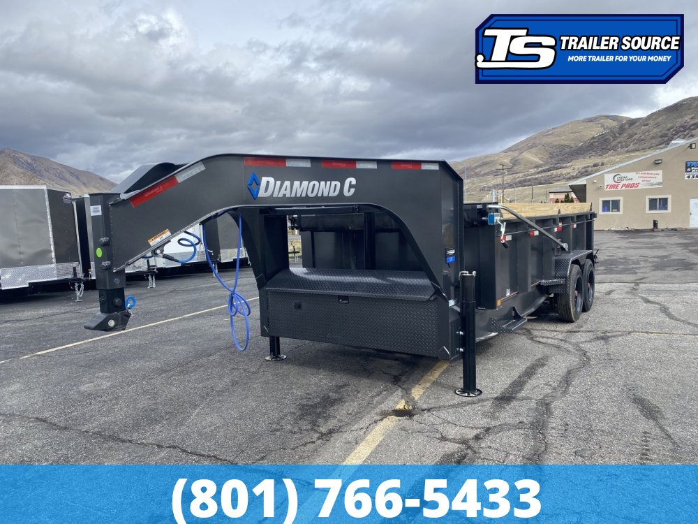 7x16 Diamond C LPT-GN 208 Gooseneck Dump