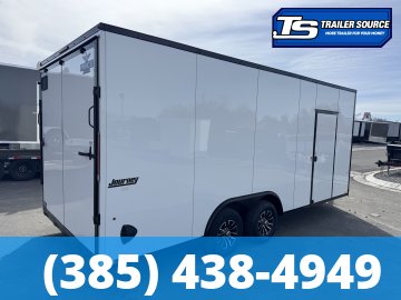 8.5x20 Pace American Journey SE Enclosed Cargo Trailer - 7'6" Interior - 10K GVWR - .080 PolyCor, Alloy Wheels, Black Out Package