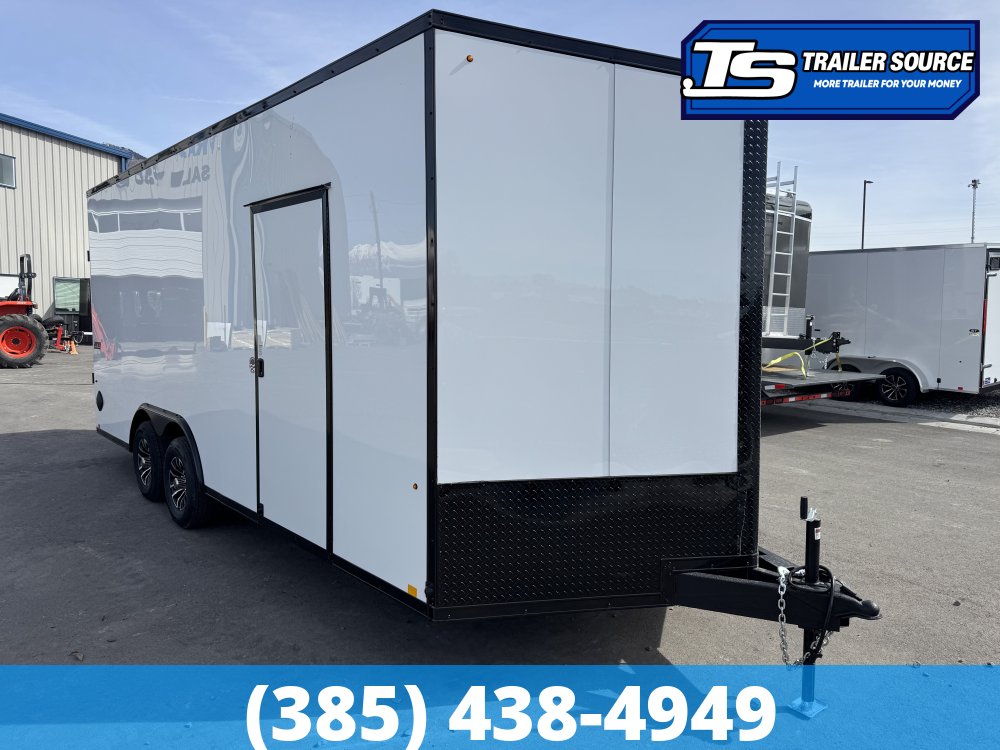 8.5x20 Pace American Journey SE Enclosed Cargo Trailer - 7'6" Interior - 10K GVWR - .080 PolyCor, Alloy Wheels, Black Out Package