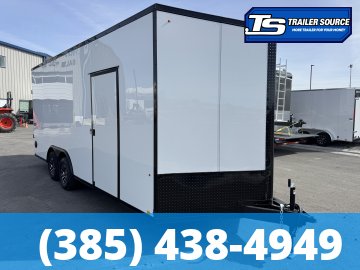 8.5x20 Pace American Journey SE Enclosed Cargo Trailer - 7'6" Interior - 10K GVWR - .080 PolyCor, Alloy Wheels, Black Out Package