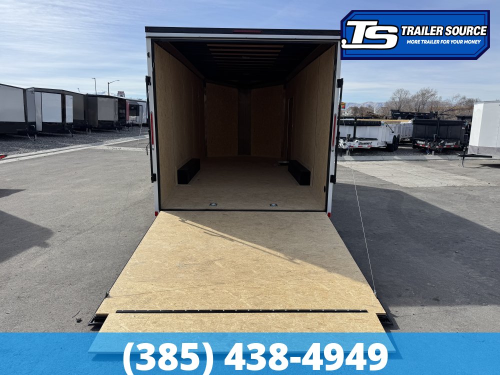 8.5x20 Pace American Journey SE Enclosed Cargo Trailer - 7'6" Interior - 10K GVWR - .080 PolyCor, Alloy Wheels, Black Out Package