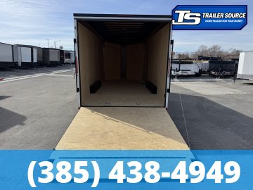 8.5x20 Pace American Journey SE Enclosed Cargo Trailer - 7'6" Interior - 10K GVWR - .080 PolyCor, Alloy Wheels, Black Out Package