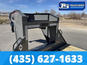 8.5x32 Diamond C FMAX-HDT 210 Gooseneck Hydraulic Dovetail Equipment Trailer - 25K GVWR -