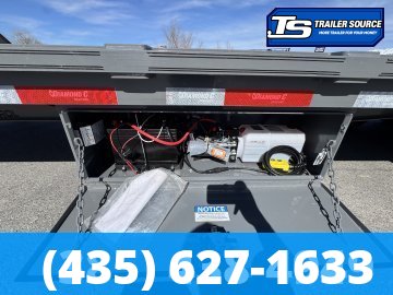 8.5x32 Diamond C FMAX-HDT 210 Gooseneck Hydraulic Dovetail Equipment Trailer - 25K GVWR -