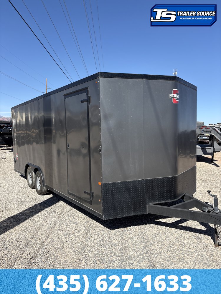8.5x20 Charmac Stealth Enclosed Cargo Trailer - 7K GVWR - Black Out Package, E-Track, Vinyl Walls