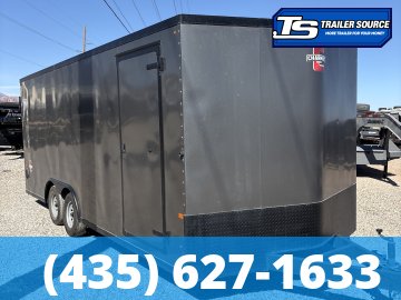 8.5x20 Charmac Stealth Enclosed Cargo Trailer - 7K GVWR - Black Out Package, E-Track, Vinyl Walls
