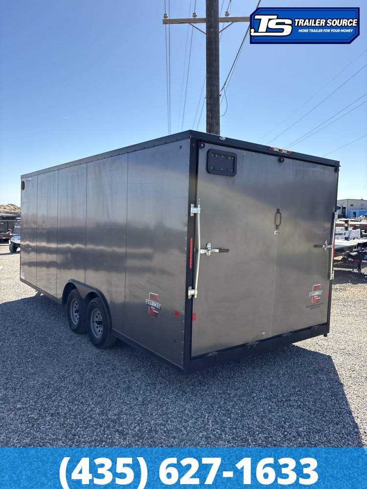 8.5x20 Charmac Stealth Enclosed Cargo Trailer - 7K GVWR - Black Out Package, E-Track, Vinyl Walls