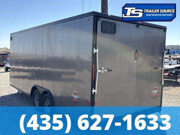 8.5x20 Charmac Stealth Enclosed Cargo Trailer - 7K GVWR - Black Out Package, E-Track, Vinyl Walls