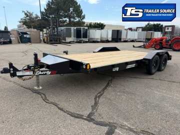 7x18 Liberty LC Flatbed Car Hauler