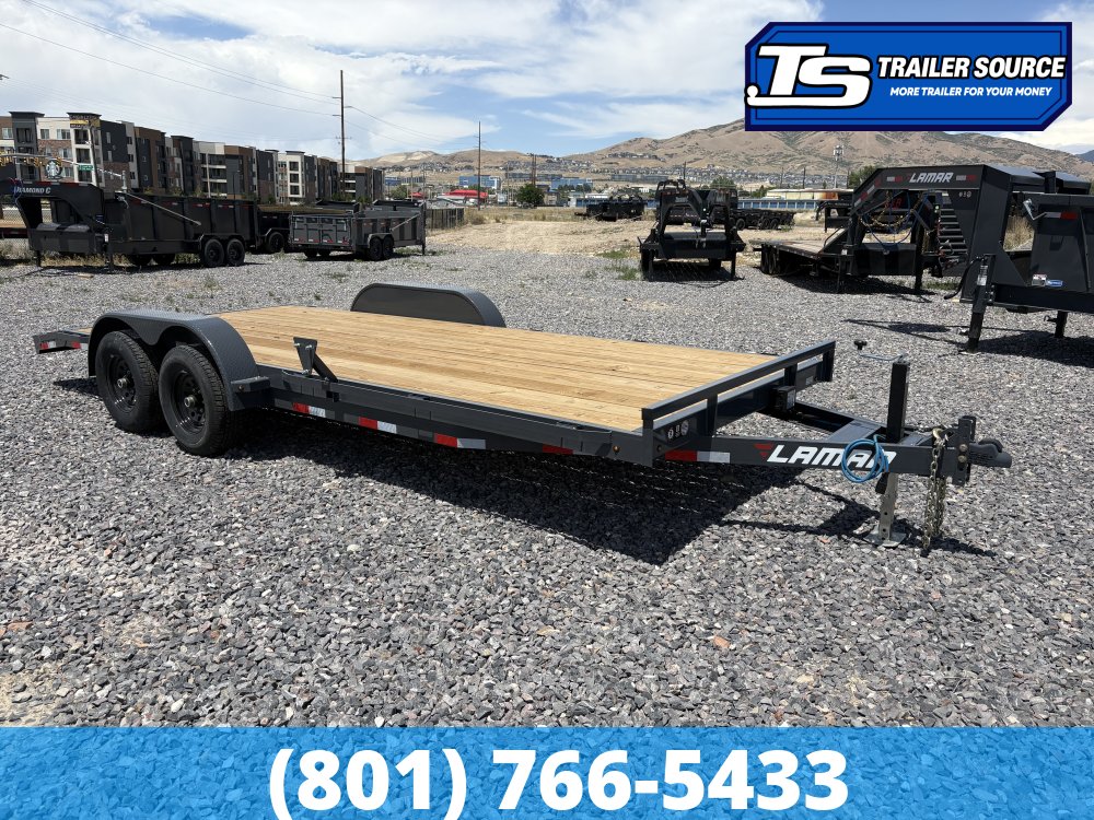 7x20 Lamar CC Flatbed Car Hauler