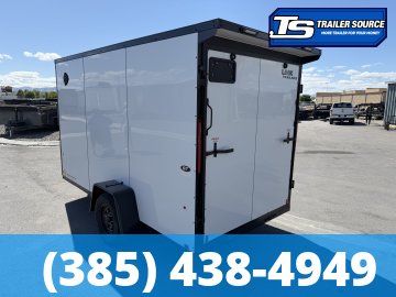 6x12 Look ST DLX Enclosed Cargo Trailer - 6'6" Interior - 3.5K GVWR - .080 PolyCor, Black Out Package, Rear Spoiler w/ Load Lights