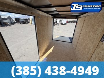 6x12 Look ST DLX Enclosed Cargo Trailer - 6'6" Interior - 3.5K GVWR - .080 PolyCor, Black Out Package, Rear Spoiler w/ Load Lights