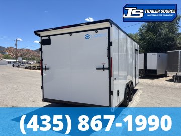 8.5x18 Look ST DLX Enclosed Cargo Trailer - 7'0" Interior - 10K GVWR - .080 PolyCor, Black Out Package, Rear Spoiler w/ Load Lights