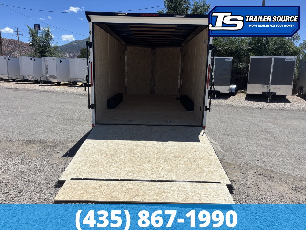 8.5x18 Look ST DLX Enclosed Cargo Trailer - 7'0" Interior - 10K GVWR - .080 PolyCor, Black Out Package, Rear Spoiler w/ Load Lights