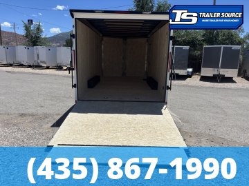 8.5x18 Look ST DLX Enclosed Cargo Trailer - 7'0" Interior - 10K GVWR - .080 PolyCor, Black Out Package, Rear Spoiler w/ Load Lights
