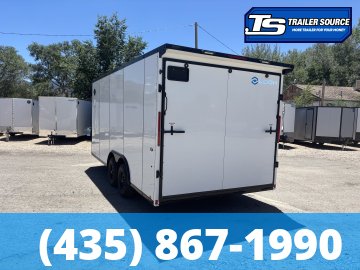 8.5x18 Look ST DLX Enclosed Cargo Trailer - 7'0" Interior - 10K GVWR - .080 PolyCor, Black Out Package, Rear Spoiler w/ Load Lights