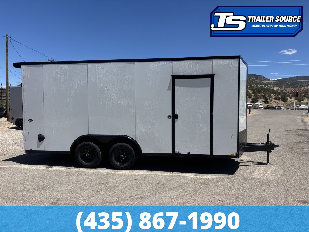 8.5x18 Look ST DLX Enclosed Cargo Trailer - 7'0" Interior - 10K GVWR - .080 PolyCor, Black Out Package, Rear Spoiler w/ Load Lights