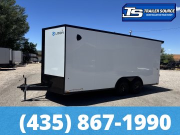 8.5x18 Look ST DLX Enclosed Cargo Trailer - 7'0" Interior - 10K GVWR - .080 PolyCor, Black Out Package, Rear Spoiler w/ Load Lights