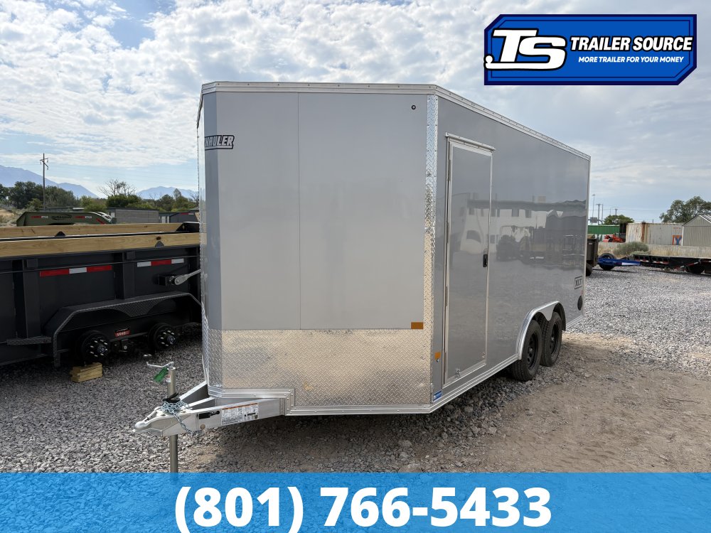 8.5x16 Alcom Aluminum EZ Hauler XLT Auto
