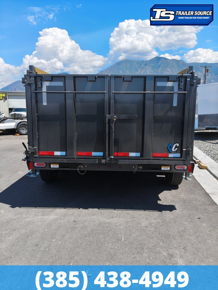 7x16 Diamond C LPT-GN 210 Pacesetter Pkg Gooseneck Dump Trailer - 44" Sides - 23K GVWR -