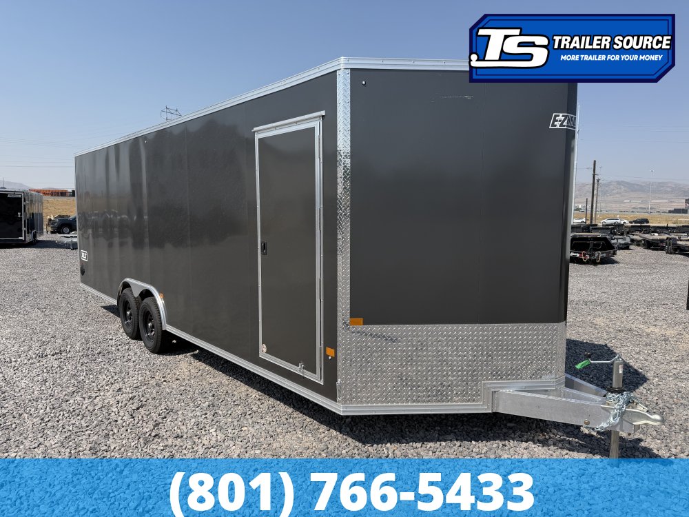 8.5x24 Alcom Aluminum EZ Hauler XLT Auto Trailer - 7'0" Interior - 10K GVWR - Dovetail