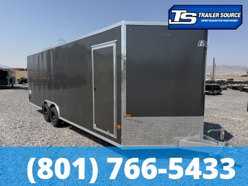 8.5x24 Alcom Aluminum EZ Hauler XLT Auto Trailer - 7'0" Interior - 10K GVWR - Dovetail