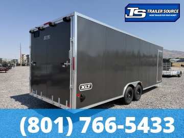 8.5x24 Alcom Aluminum EZ Hauler XLT Auto Trailer - 7'0" Interior - 10K GVWR - Dovetail