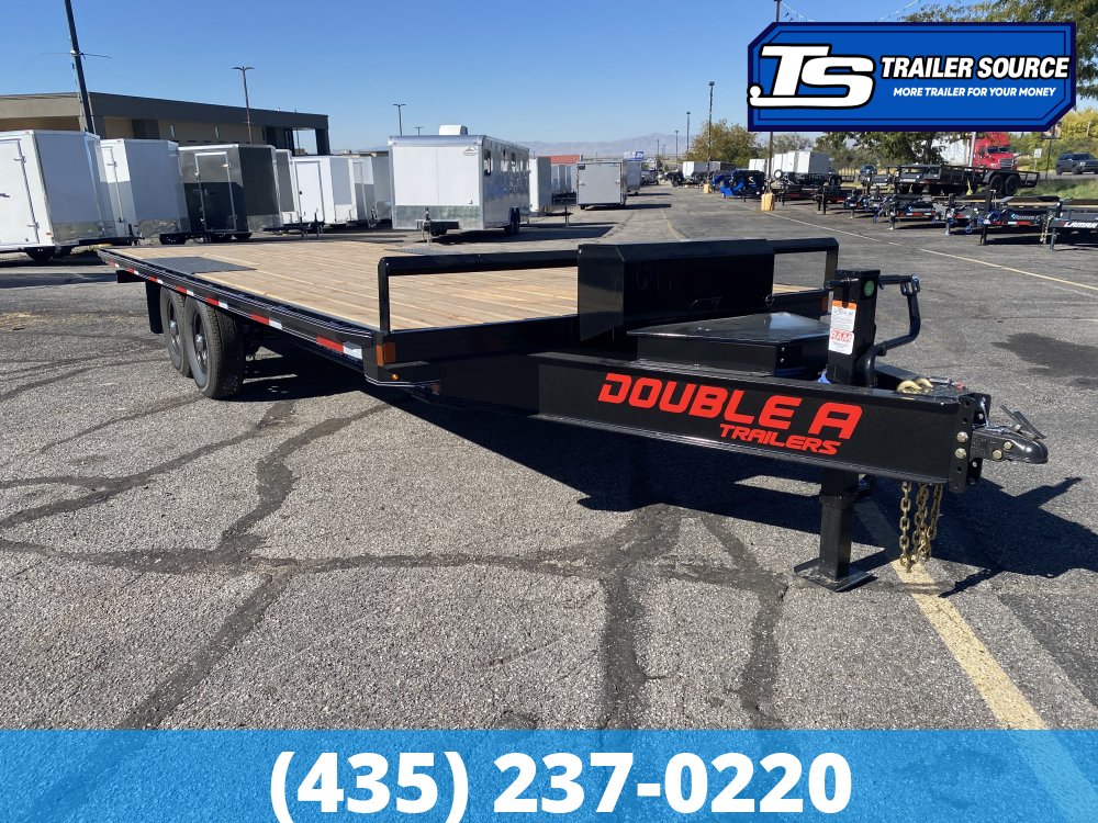 8.5x22 Double A Pro Series HB Deckover Flatbed Car Hauler
